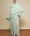 Rawdah Mint Green Abaya