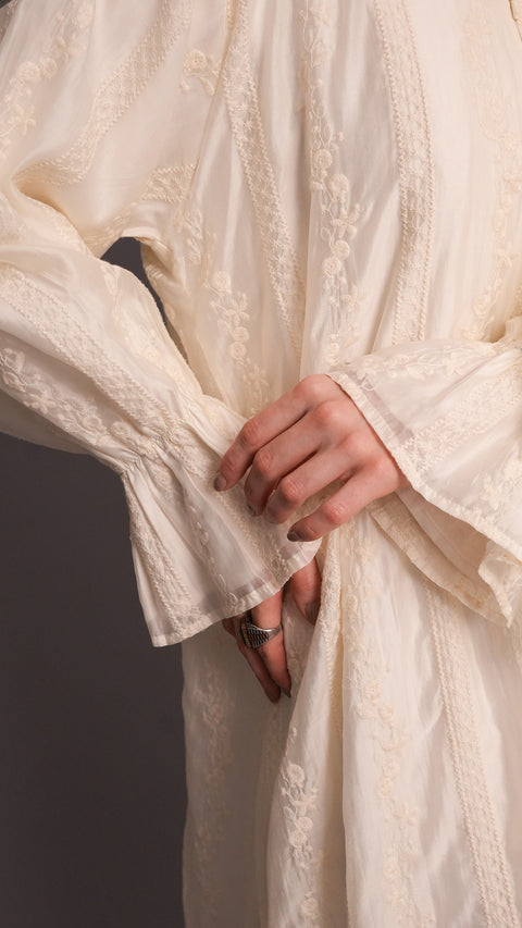 Razdan Off White Dress