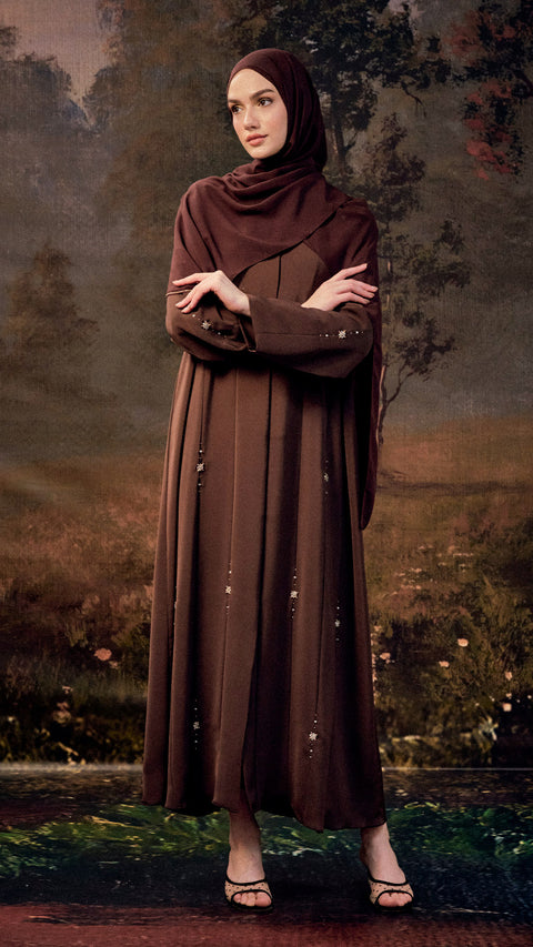 Rohtas Rich Brown Abaya