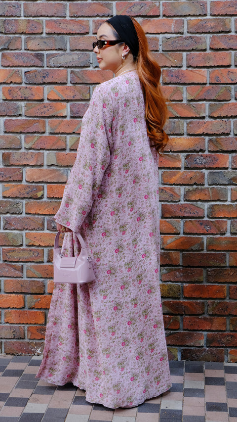 Rosemary Sweet Pink Abaya