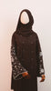 Korean Zoom Ruman Dark Purple Abaya