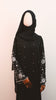 Korean Zoom Ruman Midnight Blue Abaya