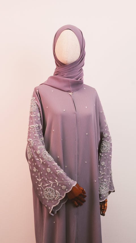 Ruman Dusty Purple Abaya