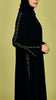 Korean Nidha Ruwi Black Coat Abaya