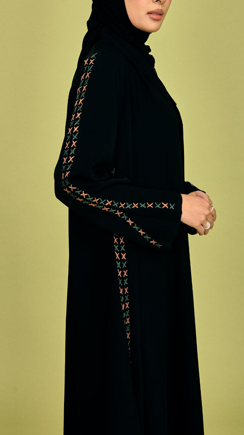 Ruwi Black Coat Abaya