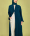 Ruwi Dark Teal Coat Abaya