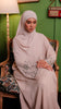 Korean Zoom Saar Almond Milk Abaya