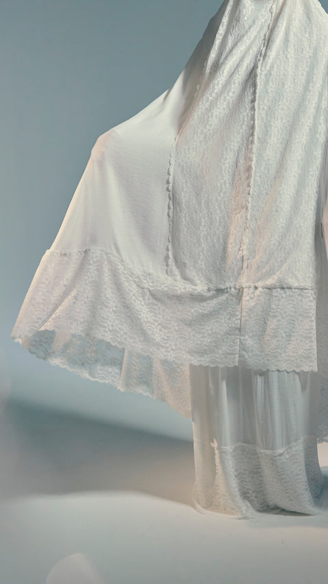 Salmabad Frost White Telekung