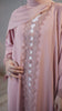 Korean Nidha Salmiya Frosting Pink Abaya