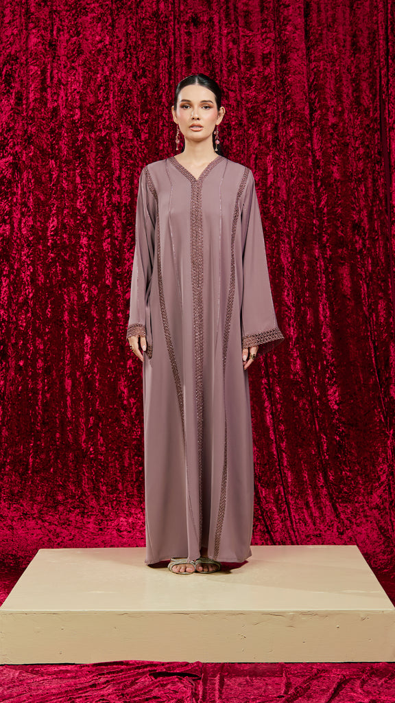 Korean Nidha Sanliurfa Woodrose Abaya