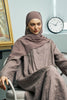 Shasha Pure Linen Daily Dress in Mauve