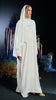 Korean Nidha Shasha Off White Abaya