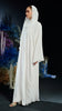Korean Nidha Shasha Off White Abaya