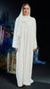 Korean Nidha Shasha Off White Abaya