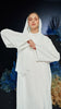 Korean Nidha Shasha Off White Abaya
