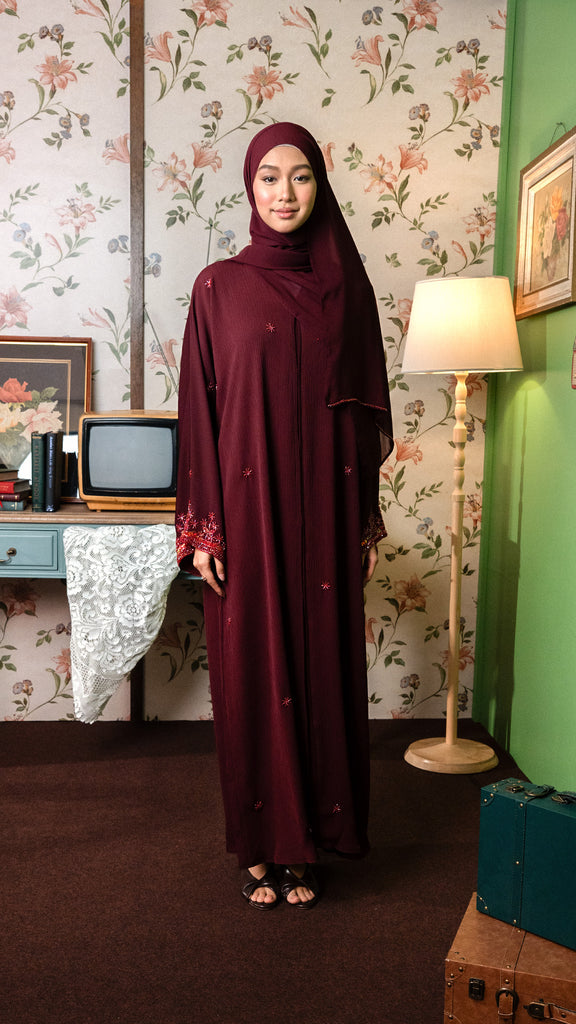 Korean Zoom ⁠Sulmaniya Wine Red