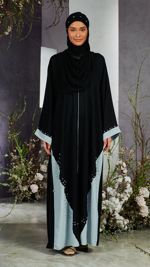 Sakina Obsidian Blue Abaya