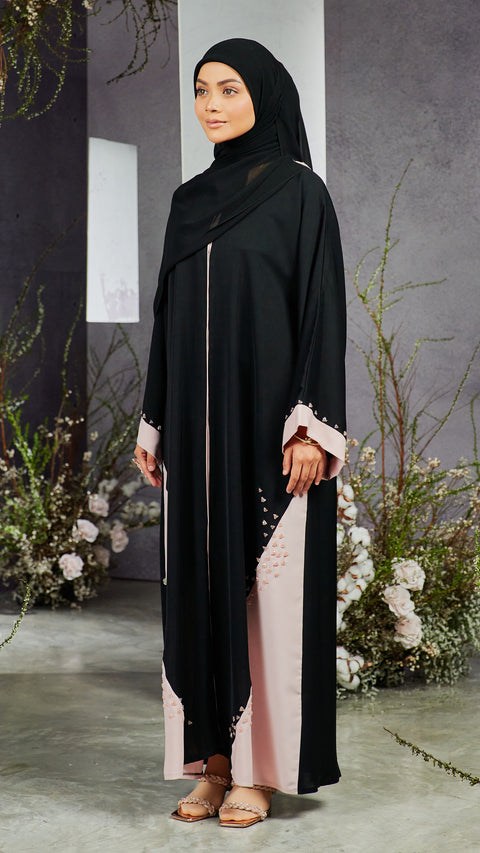 Sakina Obsidian Pink Abaya