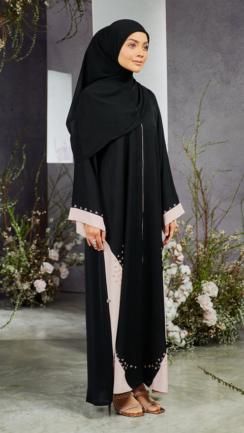 Sakina Obsidian Pink Abaya