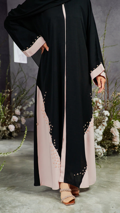 Sakina Obsidian Pink Abaya