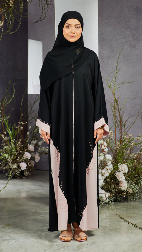 Sakina Obsidian Pink Abaya