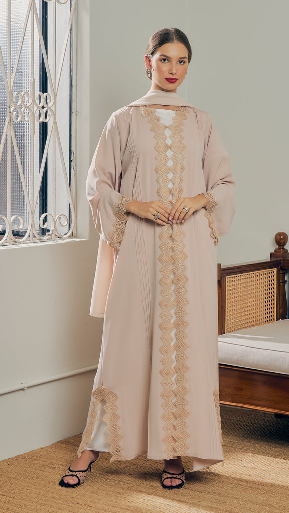 Korean Nidha Salmiya Almond Milk Abaya