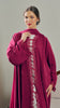 Korean Nidha Salmiya Magenta Abaya