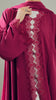 Korean Nidha Salmiya Magenta Abaya