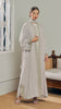 Korean Nidha Salmiya Pale Lime Cardi Abaya