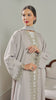 Korean Nidha Salmiya Pale Lime Cardi Abaya