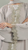 Korean Nidha Salmiya Pale Lime Cardi Abaya