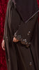 Korean Nidha Sansy Dark Brown Abaya
