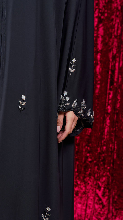 Sansy Midnight Blue Abaya