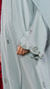 Korean Nidha Sansy Powder Blue Abaya