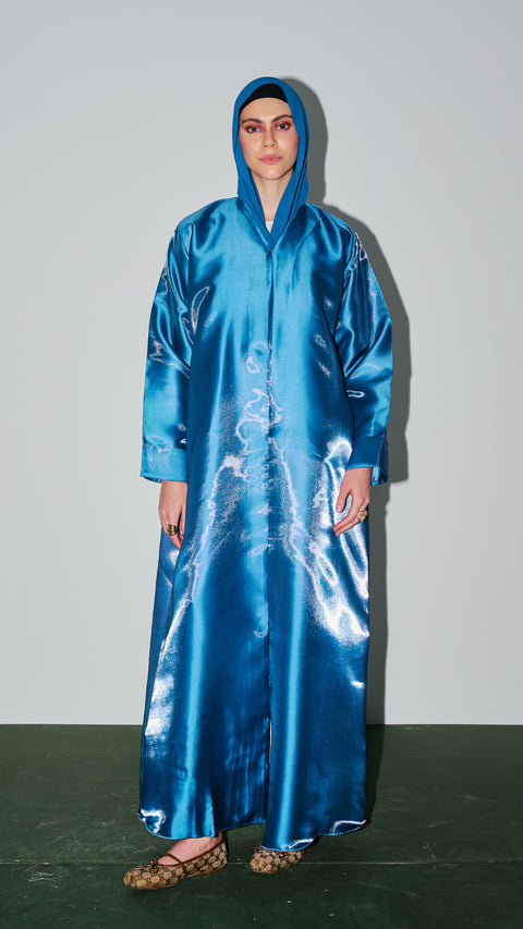 Scha Cobalt Blue Abaya (CLEARANCE)