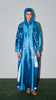Korean Organza Scha Cobalt Blue Abaya