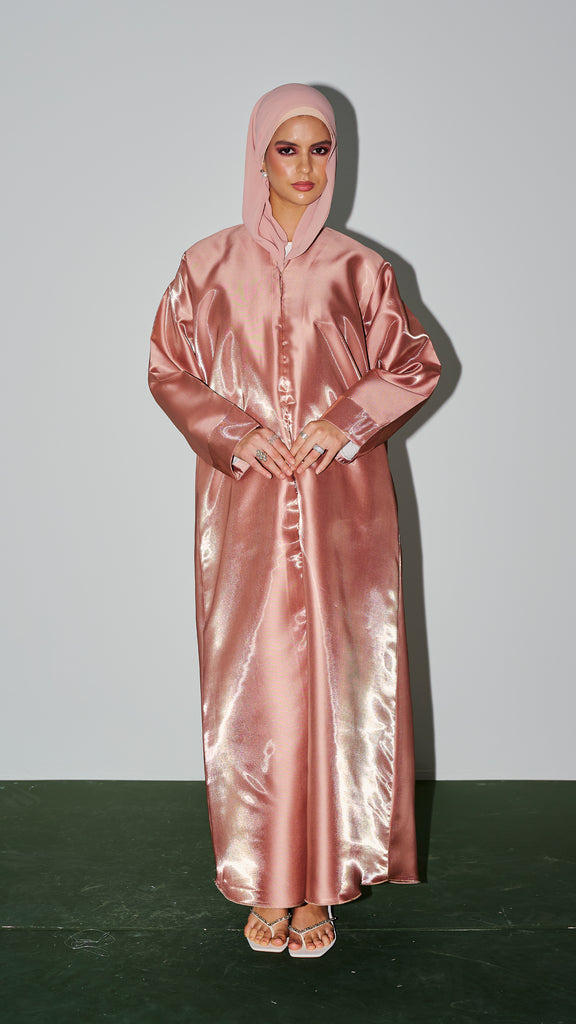 Korean Organza Scha Copper Abaya