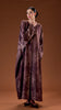 Rose Satin Shaqra Warm Brown Abaya