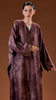 Rose Satin Shaqra Warm Brown Abaya