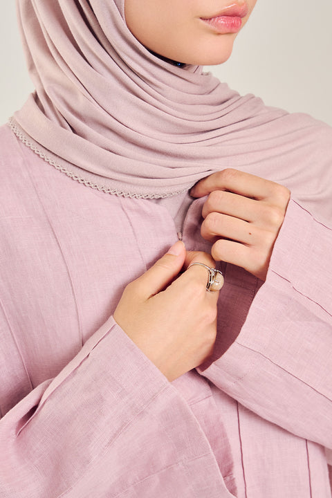 Shasha Daily Linen Dress in Pink
