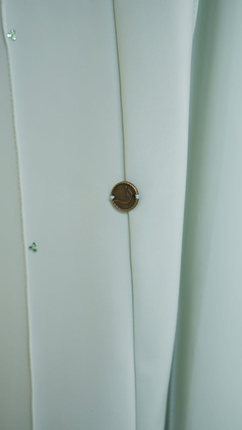 Shasha Pastel Green Abaya