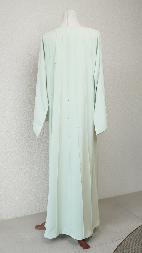 Shasha Pastel Green Abaya