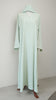 Korean Nidha Shasha Pastel Green Abaya