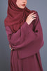 Korean Nidha Shasha Rouge Pink Abaya