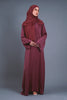 Korean Nidha Shasha Rouge Pink Abaya