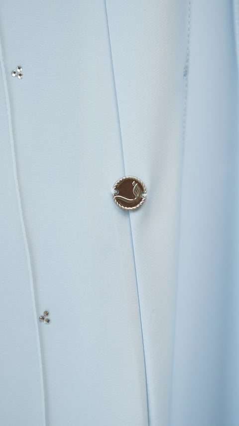 Shasha Sky Blue Abaya