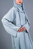 Korean Nidha Shasha Powder Blue Abaya