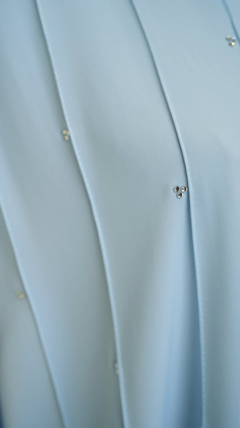 Shasha Sky Blue Abaya