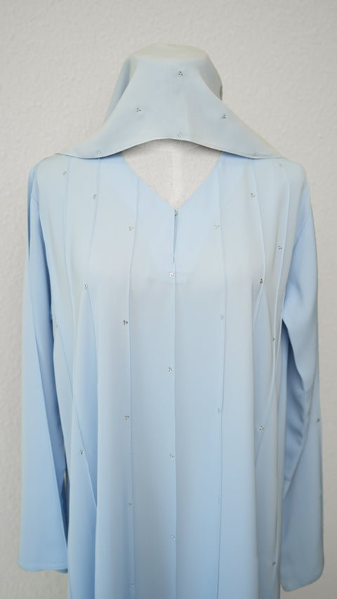 Shasha Sky Blue Abaya