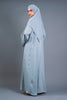 Korean Nidha Shasha Powder Blue Abaya